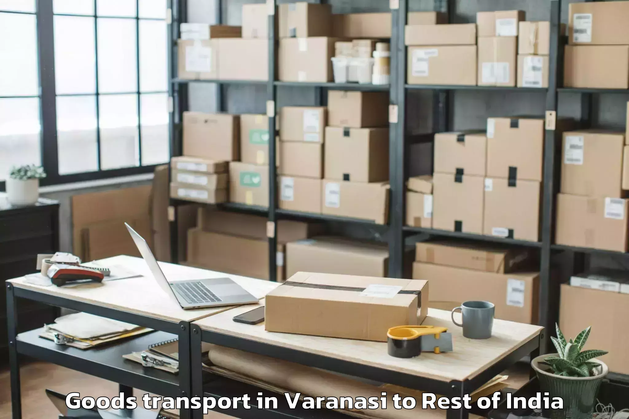 Reliable Varanasi to Monigong Goods Transport